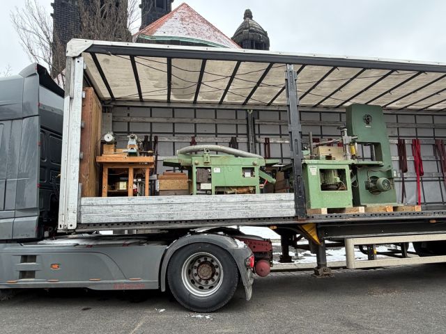 Holzbearbeitungsmaschinen einer Tischlerei