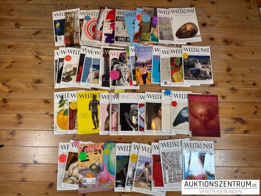 ca. 50 Stück WELTKUNST Kunst Magazine Konvolut