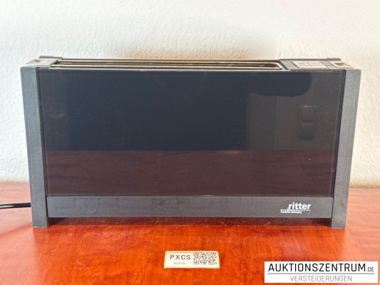 Ritterwerk 630.000 Volcano 5 Langschlitz-Toaster schwarz 850-1000W