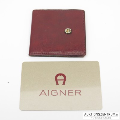 Aigner Leder-Geldbörse klein